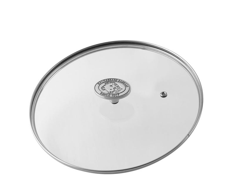 Glass Lid 28 cm Aluminum Induction 1907 3 mm - Agnelli