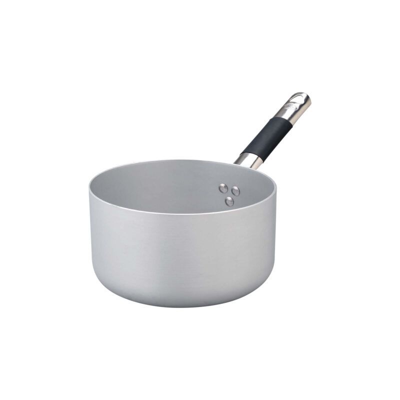 Hoher Kochtopf mit 1 Griff 20 cm Aluminium Induktion 3 mm - Agnelli