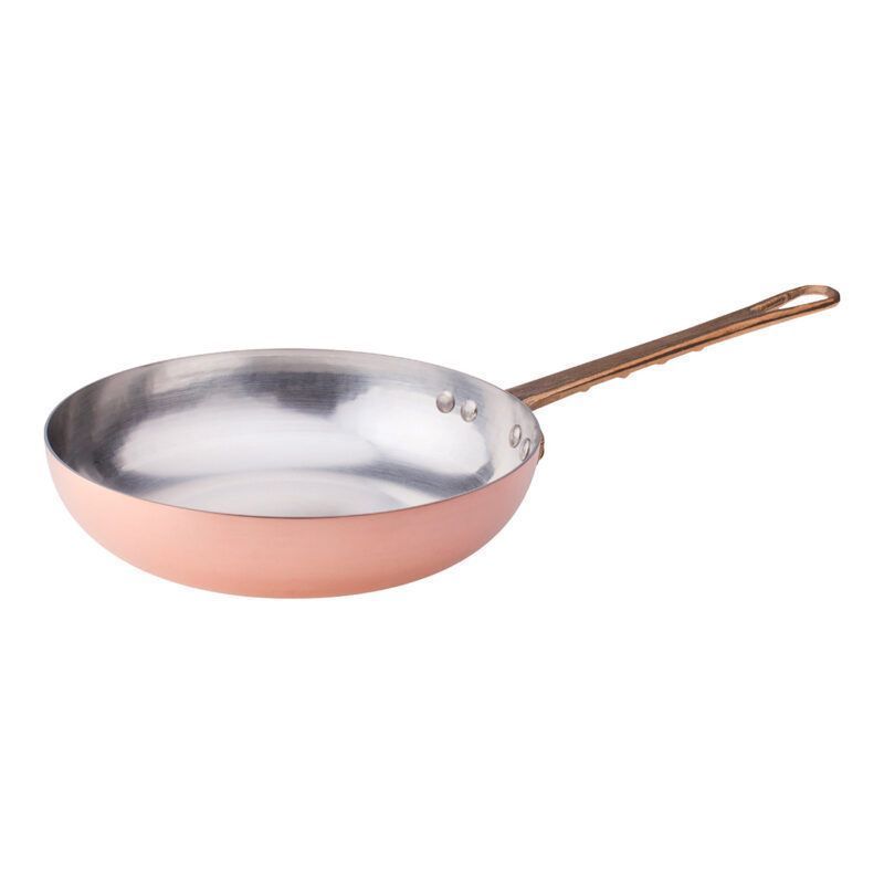 Pan with 1 Handle 20 cm Hammered Copper 2 mm - Agnelli