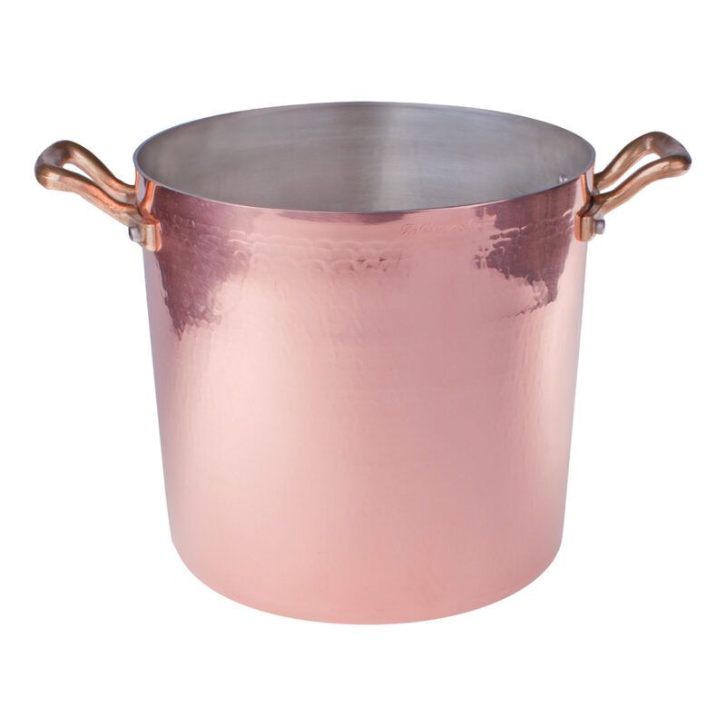 Stock Pot 24 cm Hammered Copper 2 mm - Agnelli