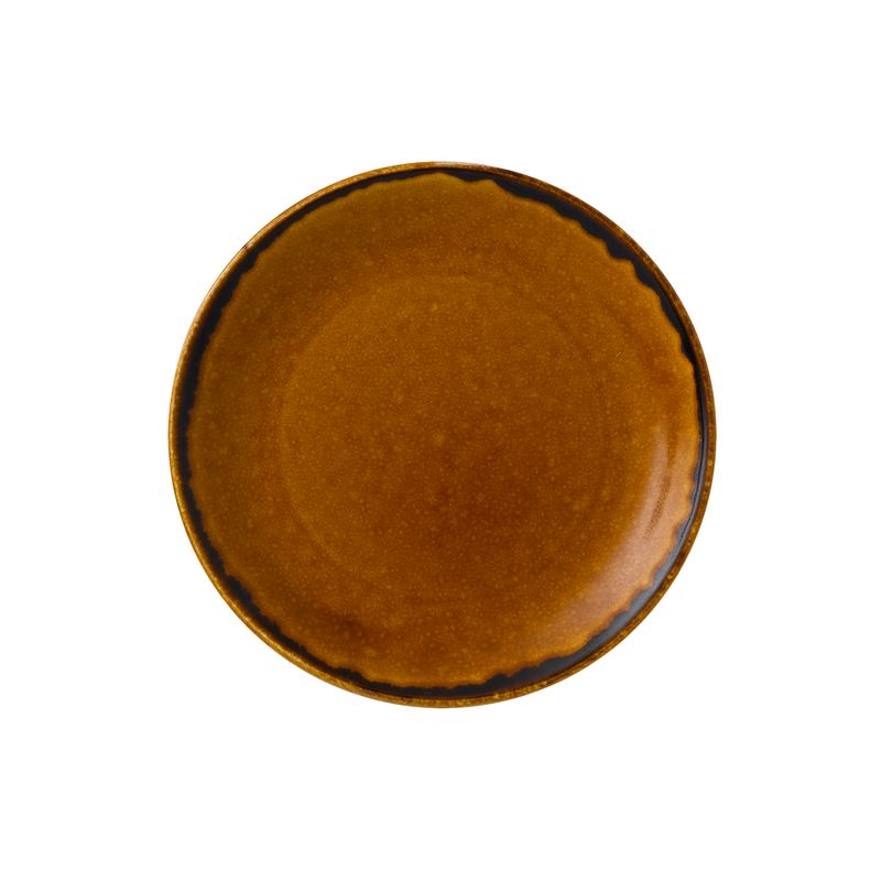 Coupe Plate 16.5 cm Harvest Brown - Dudson