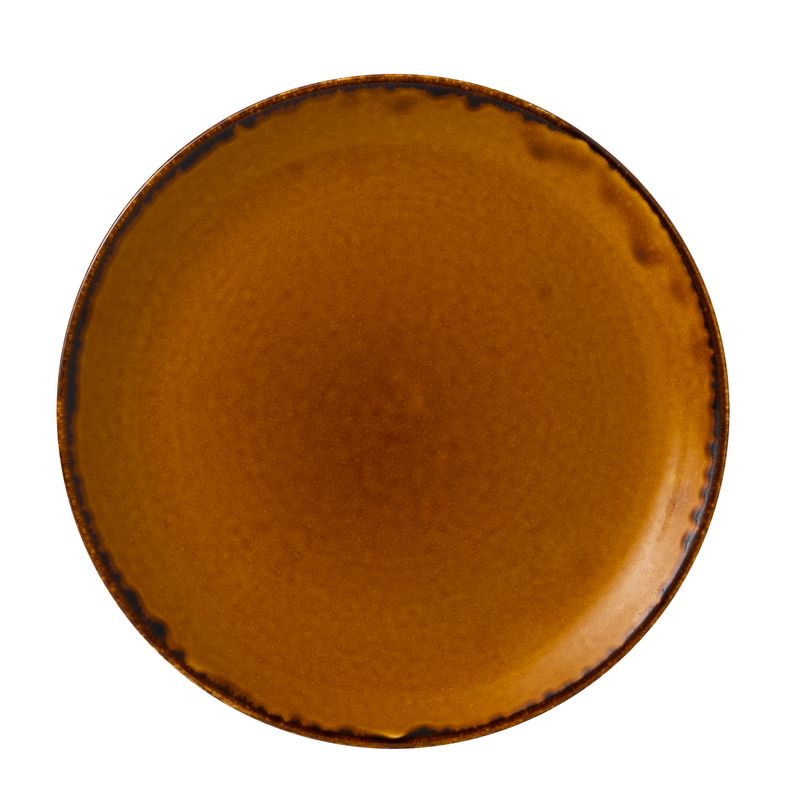 Coupe Plate 28.8 cm Harvest Brown - Dudson