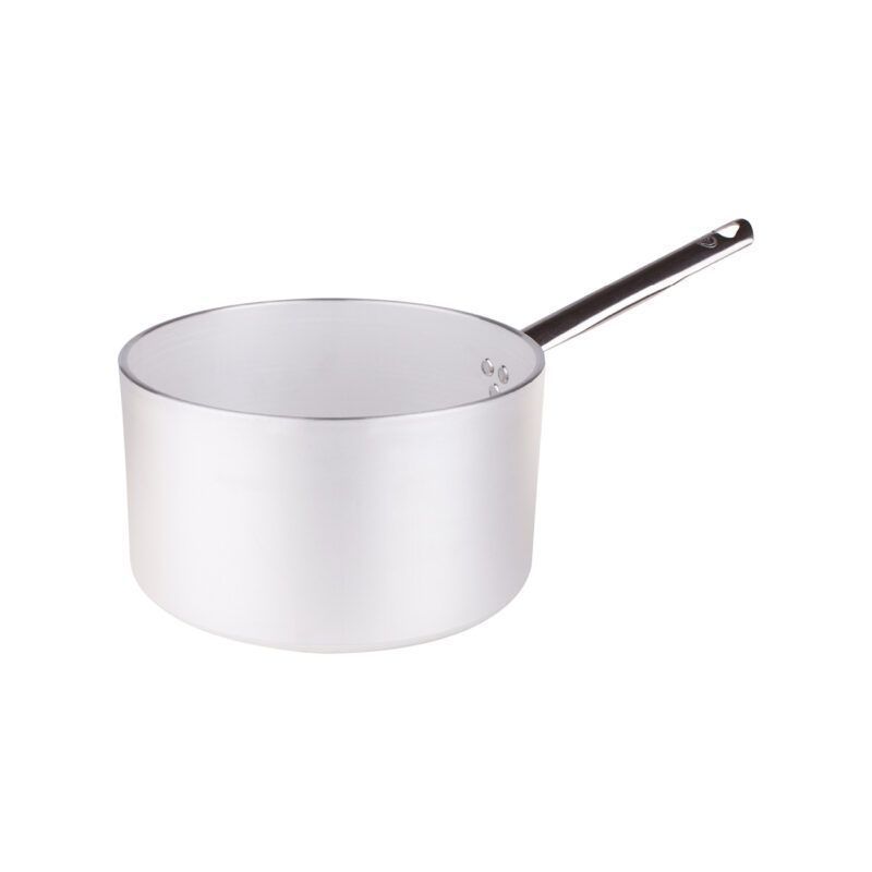 Hoher Kochtopf mit 1 Griff 32 cm Aluminium 5 mm Radiante - Agnelli