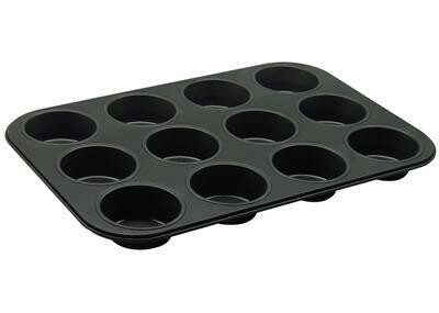 12-Cup Muffin Pan 38 x 26 cm Easy Clean - Kaufgut