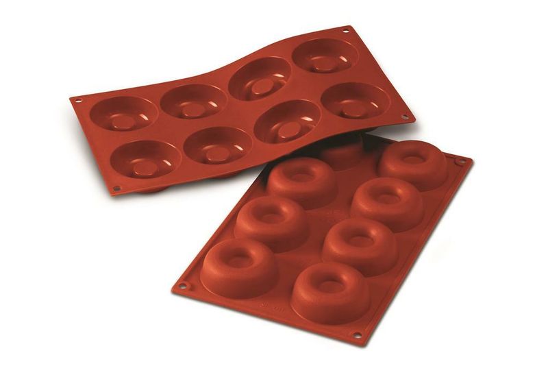 Mould 8 Savarin 6.5 cm Classic - Silikomart