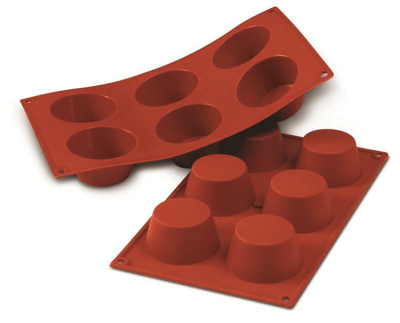 Mould 6 Muffin 6.9 cm Classic - Silikomart