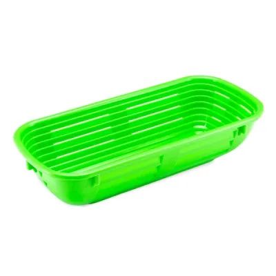 Basket Rectangular Lievitazione 27 x 12 cm Green - Thermohauser