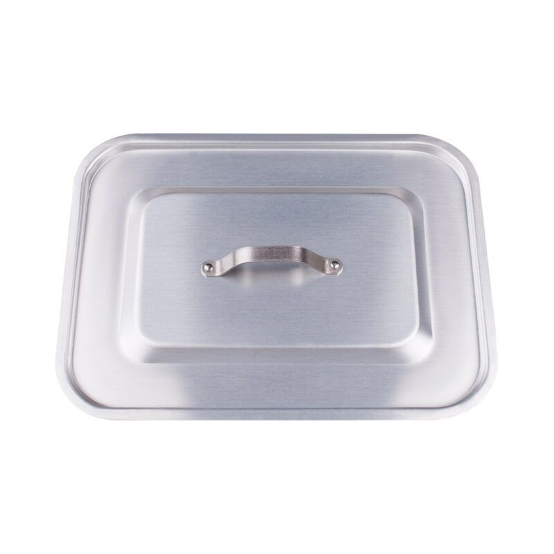 Rectangular Oven Lid 70 x 45 cm Aluminum 3 mm - Agnelli