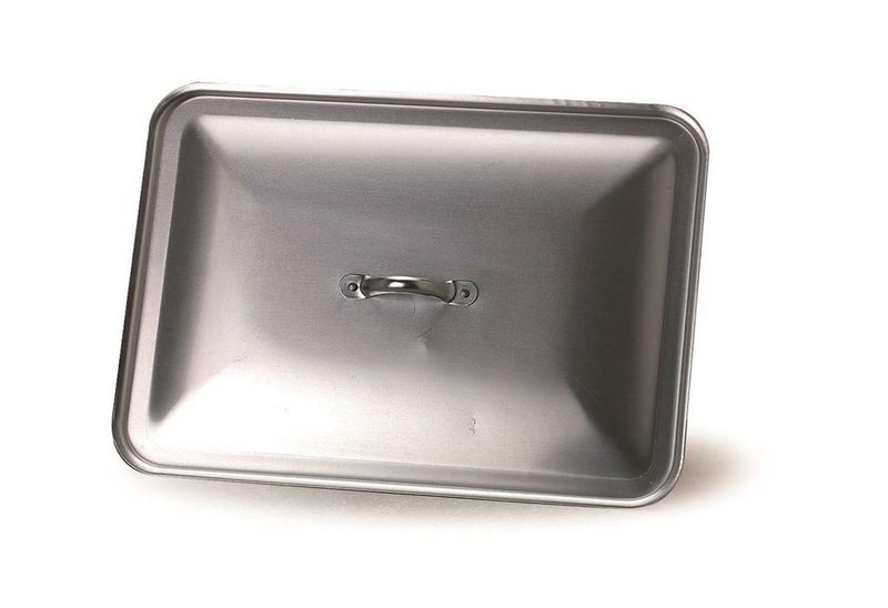 Rectangular Oven Lid 40 x 29 cm Aluminum 2 mm - Agnelli