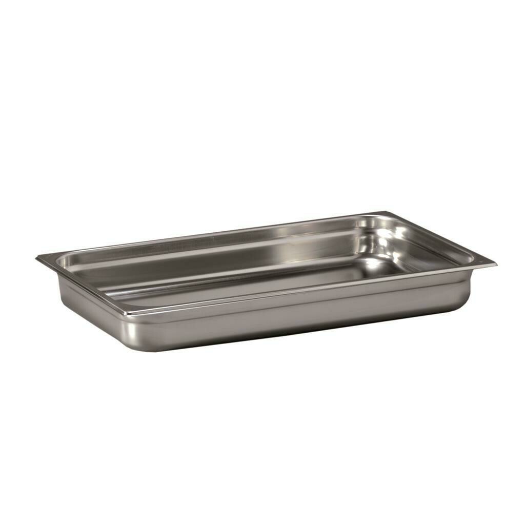 Inoxmacel GN 1 1 stainless steel pan 53x32.5 h15 cm horeca use