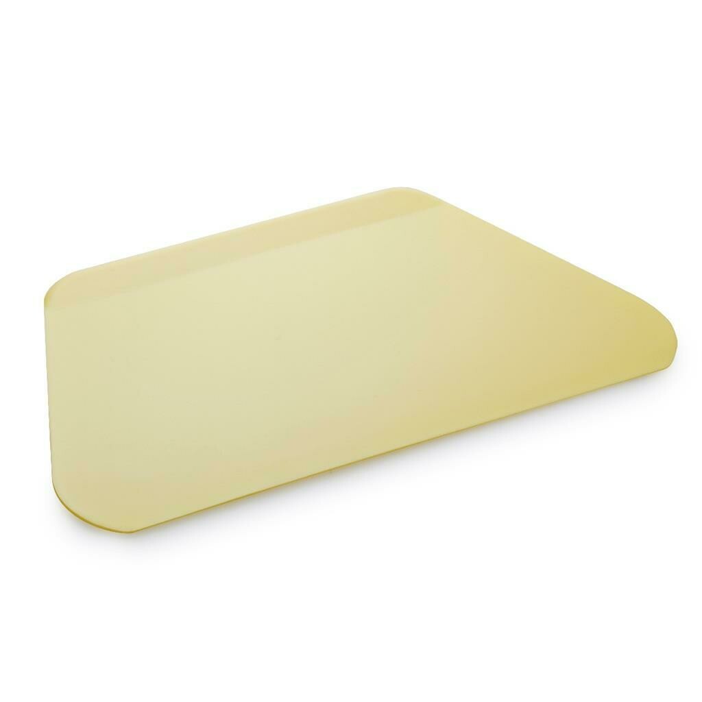 Thermohauser 21x13 cm polypropylene beveled scraper for professional horeca kitchen use