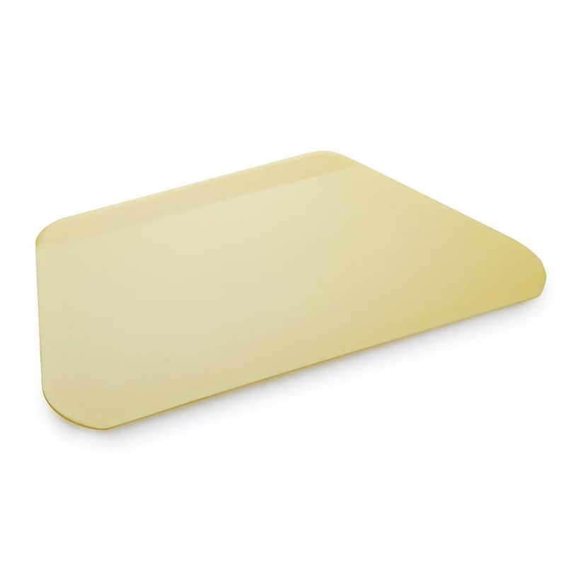 Thermohauser 21x13 cm polypropylene beveled scraper for professional horeca kitchen use