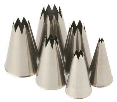 Piping Nozzles Stella for 0.4 a 1.8 cm - Piazza