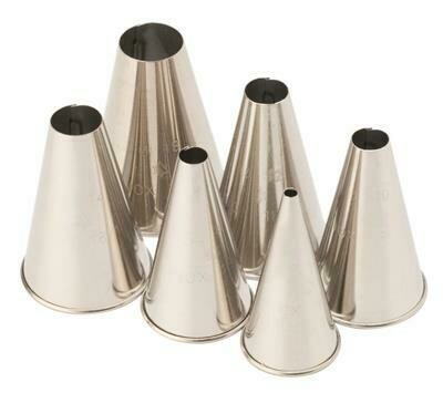 Piping Nozzles Round for 0.4 a 1.8 cm - Piazza