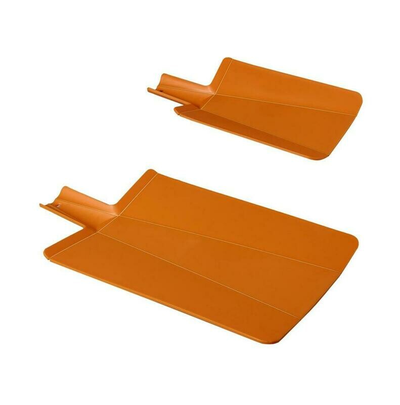 Foldable Cutting Boards 27 x 21 and 37 x 27 cm Orange - Tirolix