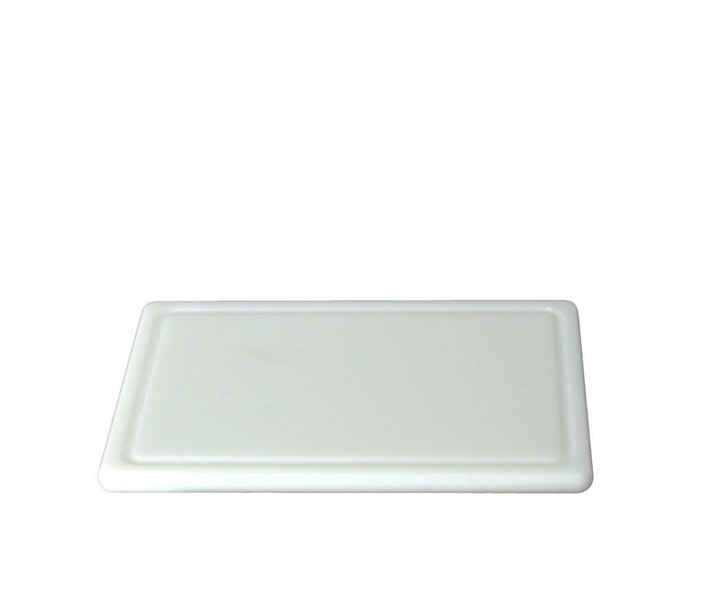 Cutting Board with Groove 40 x 30 cm White - Tirolix