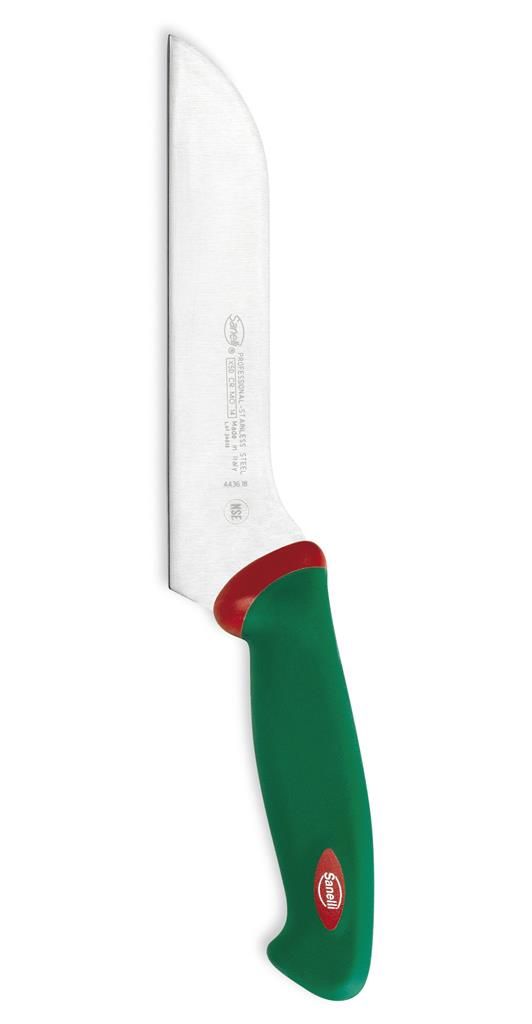 Premana Sanelli 18 cm curved stainless steel cheese knife horeca