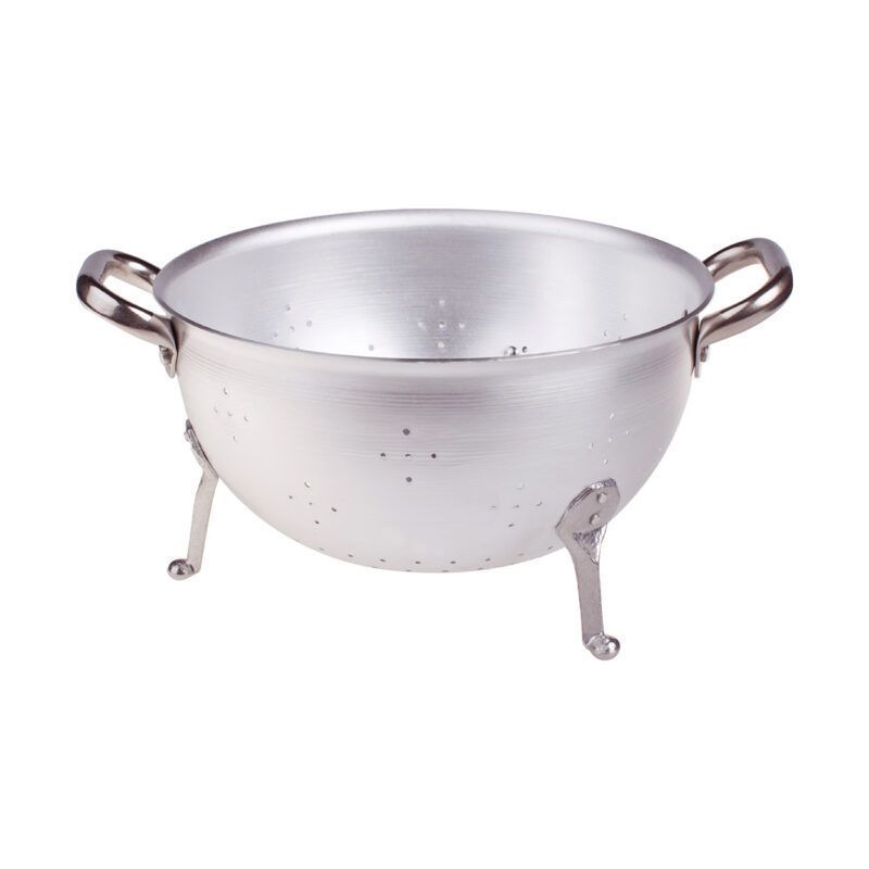 Spherical Colander 2 Handles 40 cm Aluminum 115 3 mm - Agnelli