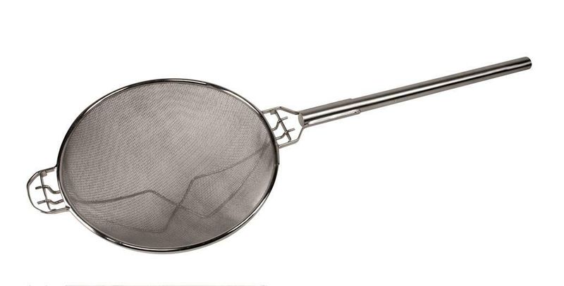 Ilsa Seiher verstärkt 30 cm Edelstahl mit Griff 41 cm Gastronomie