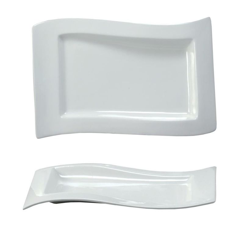 Rectangular Plate Onda 34 x 23 cm Plates - Tirolix