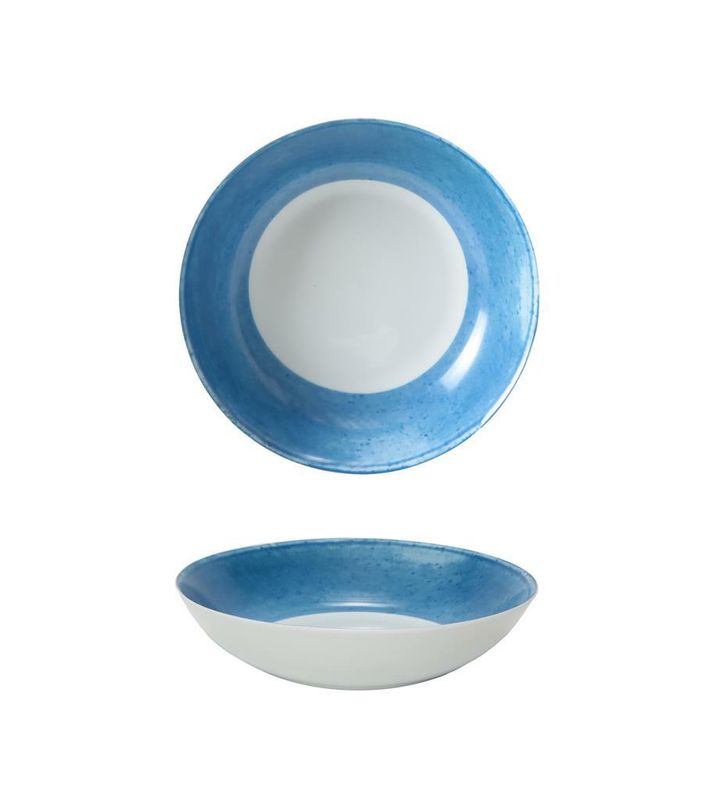 Tirolix 20.5 cm Matiz blue porcelain soup plate horeca
