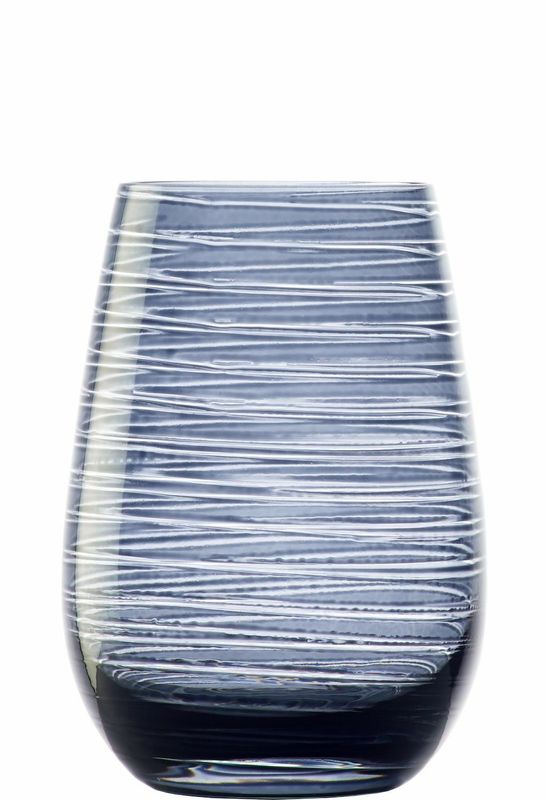 Blue Glass 46.5 cl Twister - Stölzle Lausitz