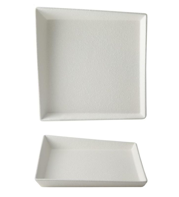 Square Plate 20 x 20 cm Raw - Tirolix