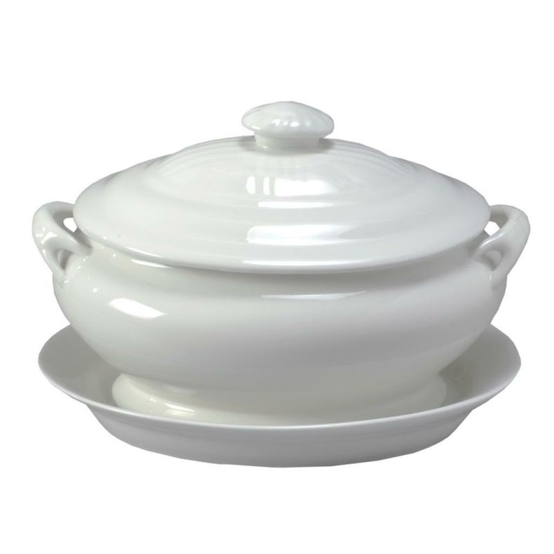 Soup Tureen Oval 2 l Service - Tirolix