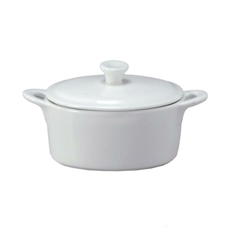 Oval Casserole with Lid 9 cm Service - Tirolix