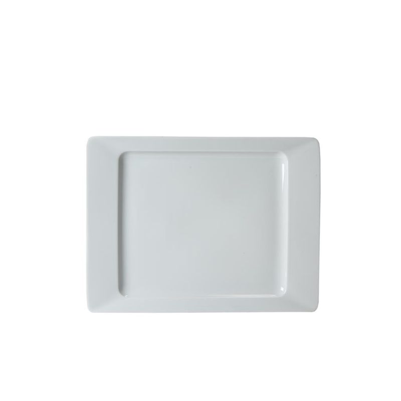 Costa Verde Eclipse rectangular plate 37x26 cm porcelain for Horeca use