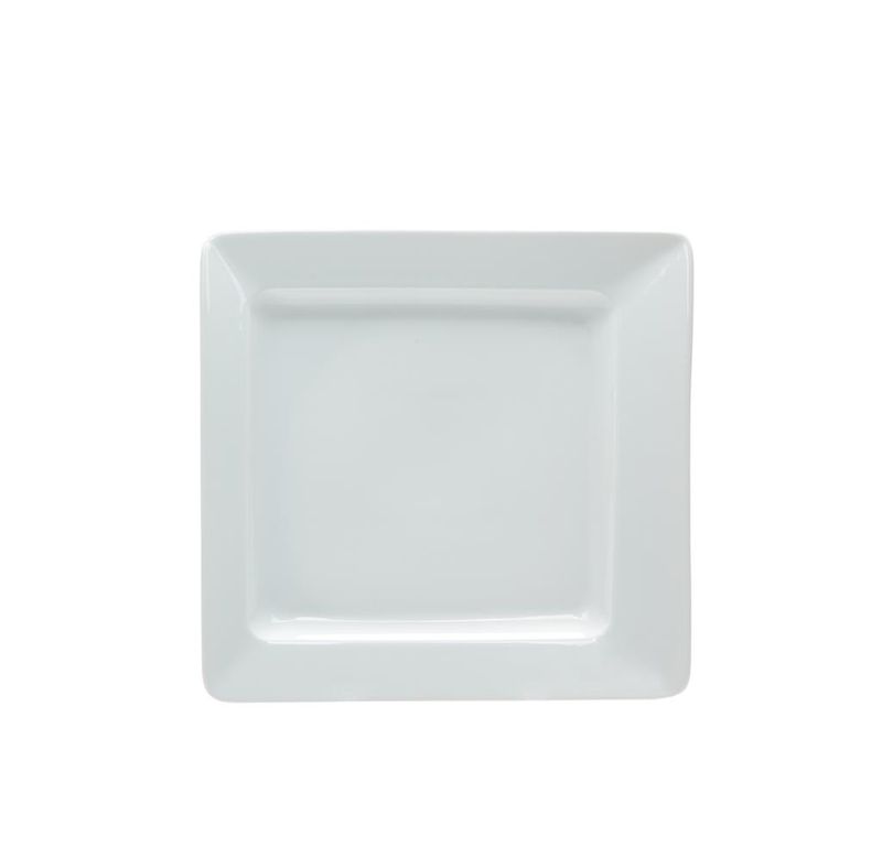 Costa Verde Eclipse square plate 26 cm dark porcelain for Horeca use