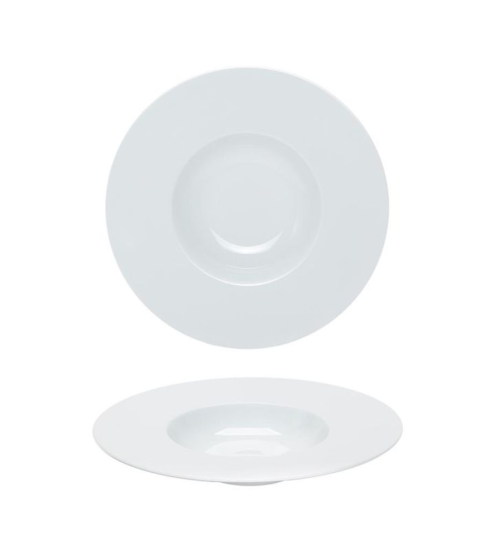 Costa Verde Saturno 29 cm porcelain pasta bowl for Horeca use