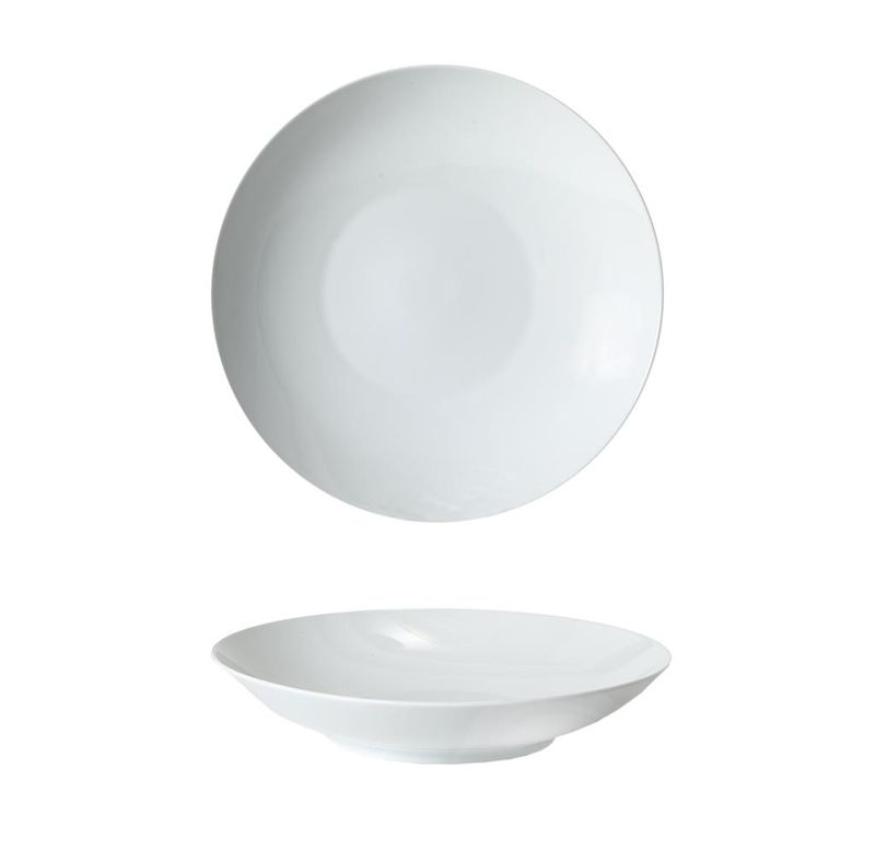 18 cm Saturno Coupe porcelain deep plate for professional horeca use