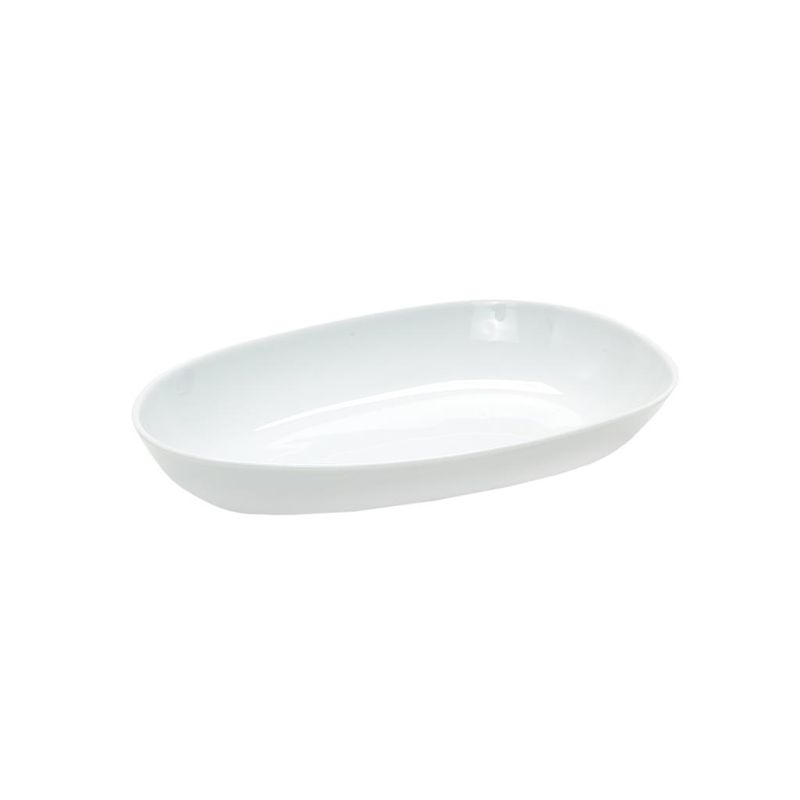 Costa Verde Isola 24x14 cm porcelain salad bowl for Horeca use