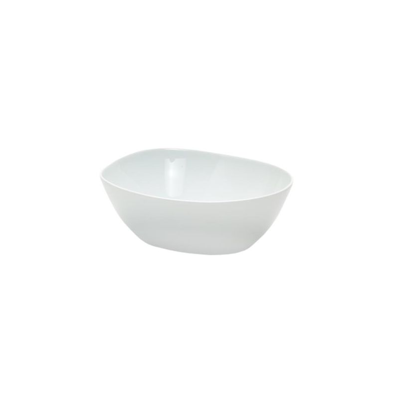 Costa Verde Isola 17x14 cm porcelain salad bowl for Horeca use