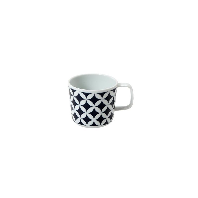 Costa Verde 30 cl porcelain mug Fjord Blue decor for horeca use