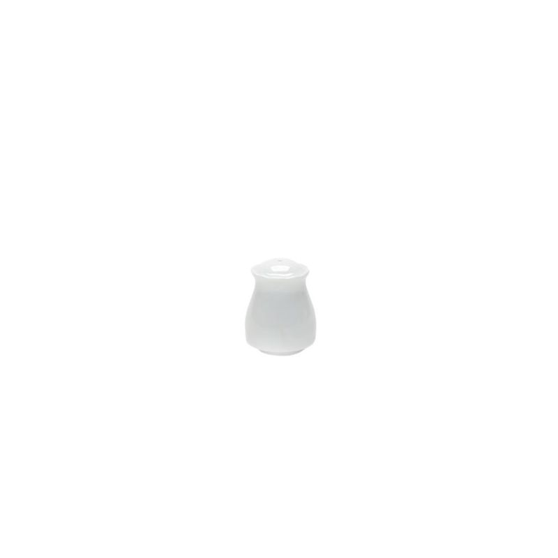 Eschenbach pepper shaker Ambiente white porcelain with soft reliefs for horeca use