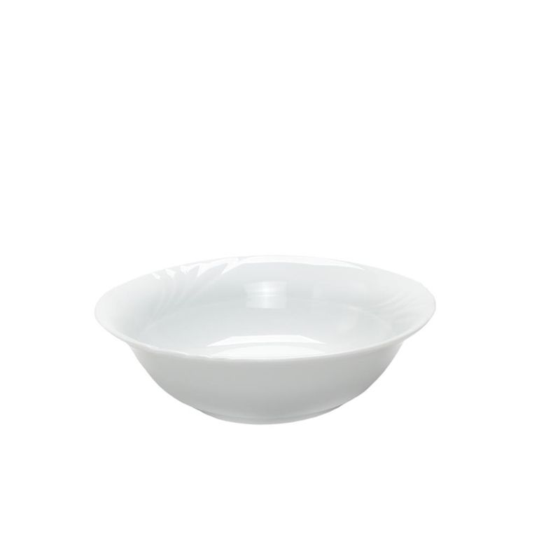 Eschenbach 17 cm salad bowl Ambiente white porcelain with elegant relief for professional horeca use