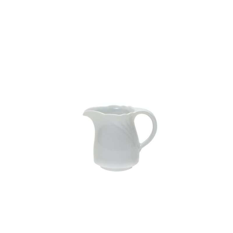 Eschenbach 30 cl milk jug Ambiente porcelain with elegant relief for horeca use