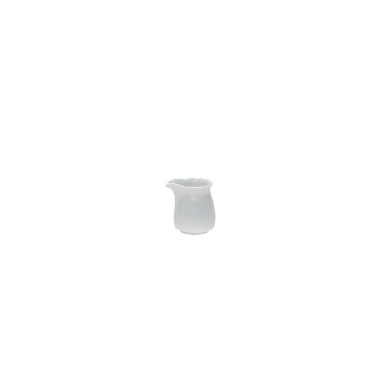 Eschenbach 3 cl creamer Ambiente white porcelain with soft reliefs for horeca use