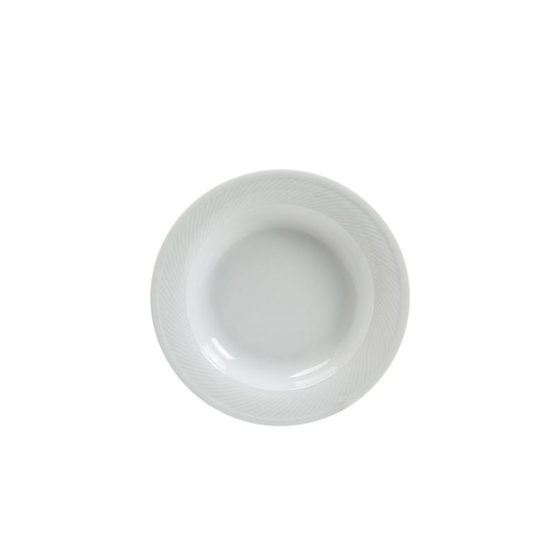 Eschenbach deep plate white porcelain Swing Time 22 cm horeca