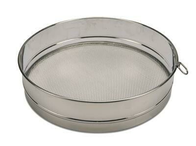Ilsa bread sieve 30 cm stainless steel for flour and baking horeca