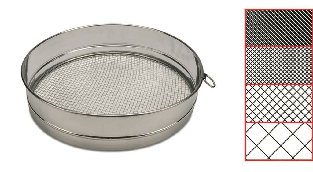Ilsa sieve 35 cm with 4 interchangeable stainless steel screens for flour horeca