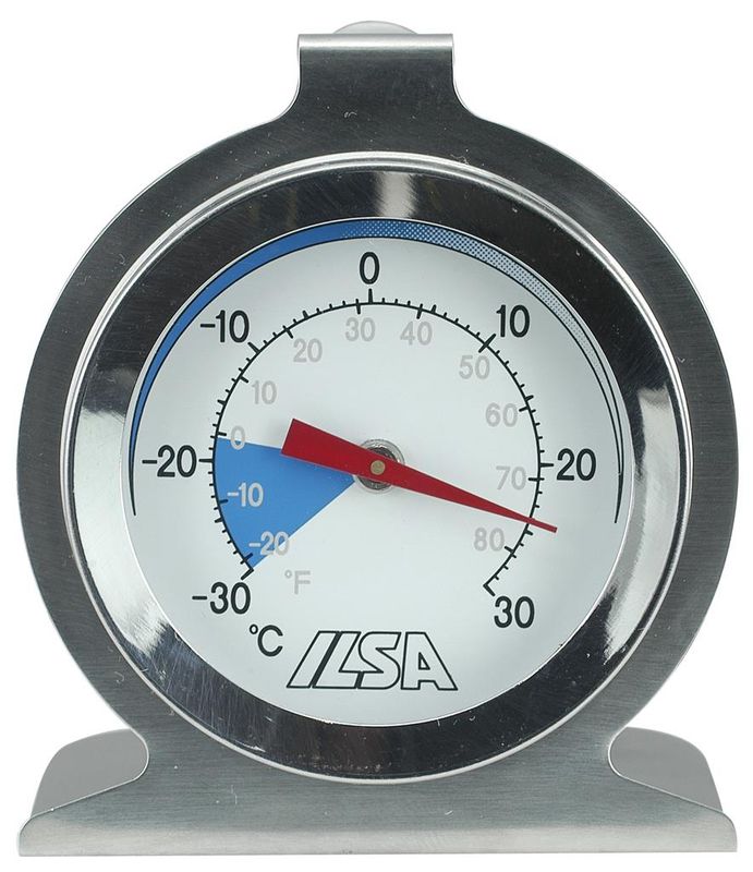 Termometro Ilsa inox 6 cm frigo freezer –30 °C +30 °C horeca