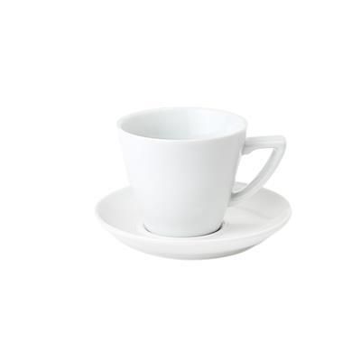 Inker cappuccino cup with saucer 21 cl Ena porcelain horeca