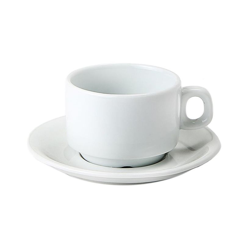 Inker Frühstückstasse Gric 25 cl mit Untertasse Porzellan