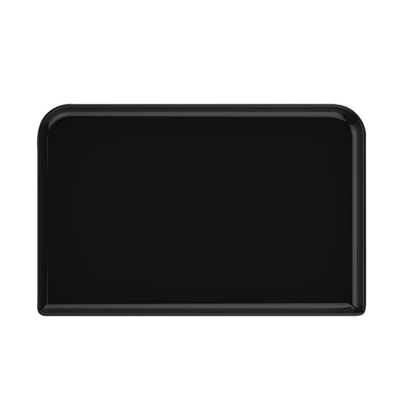 Black Courtesy Tray 400 x 200 x 16 mm - Aliseo