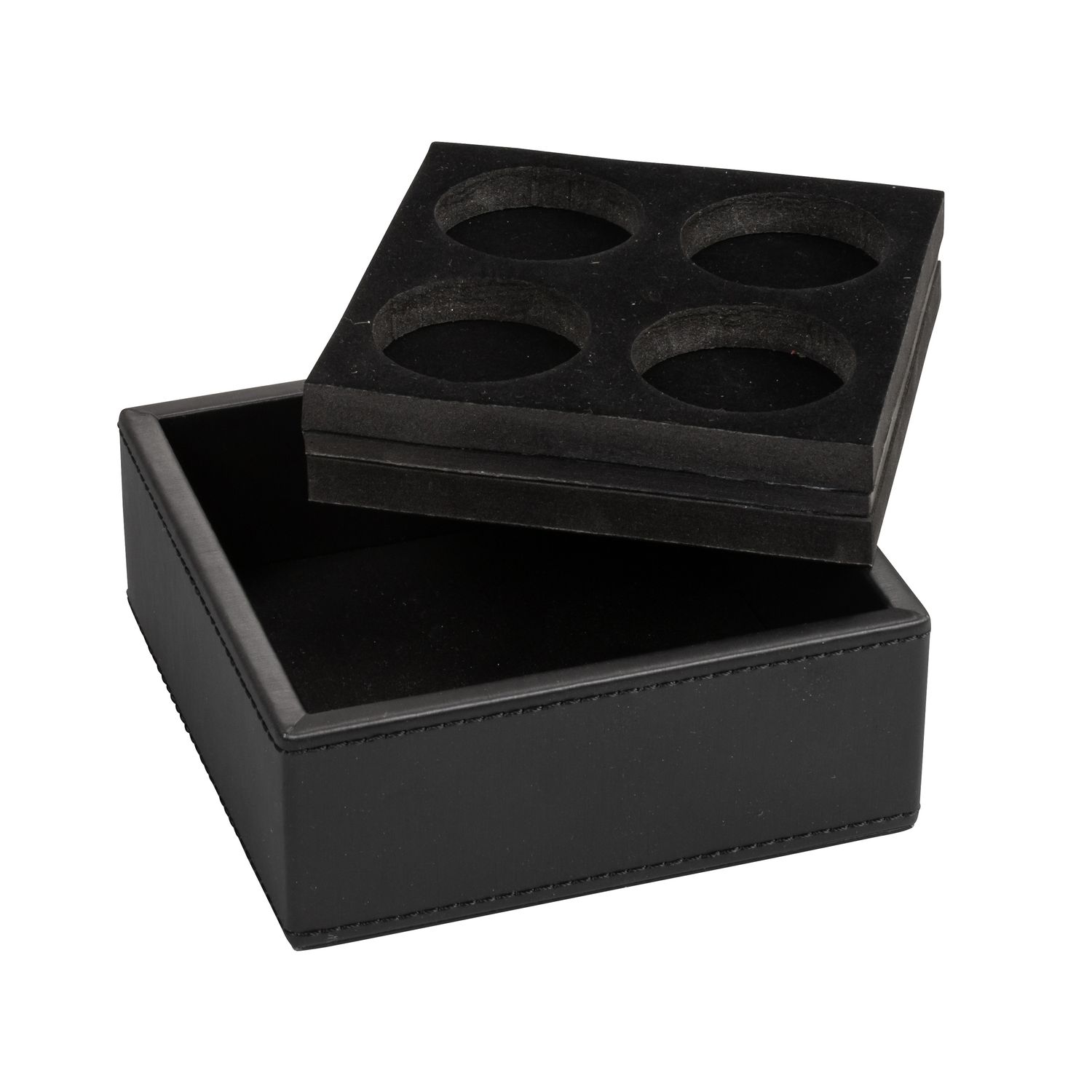 Coffee Capsule Holder Londoner Noir 118 x 45 x 118 mm - Aliseo
