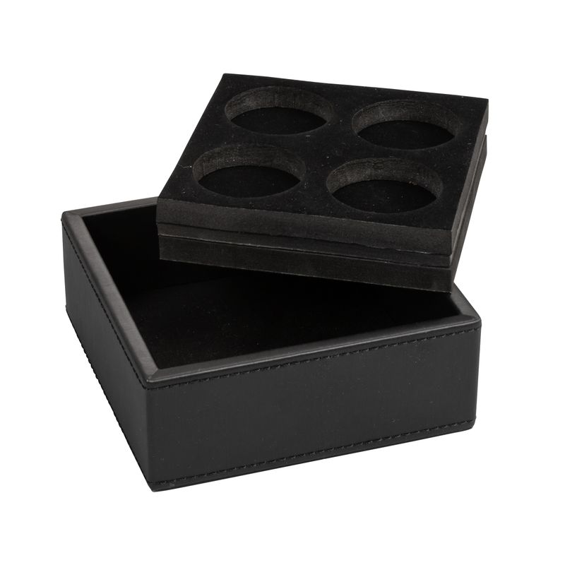 Coffee Capsule Holder Londoner Noir 118 x 45 x 118 mm - Aliseo