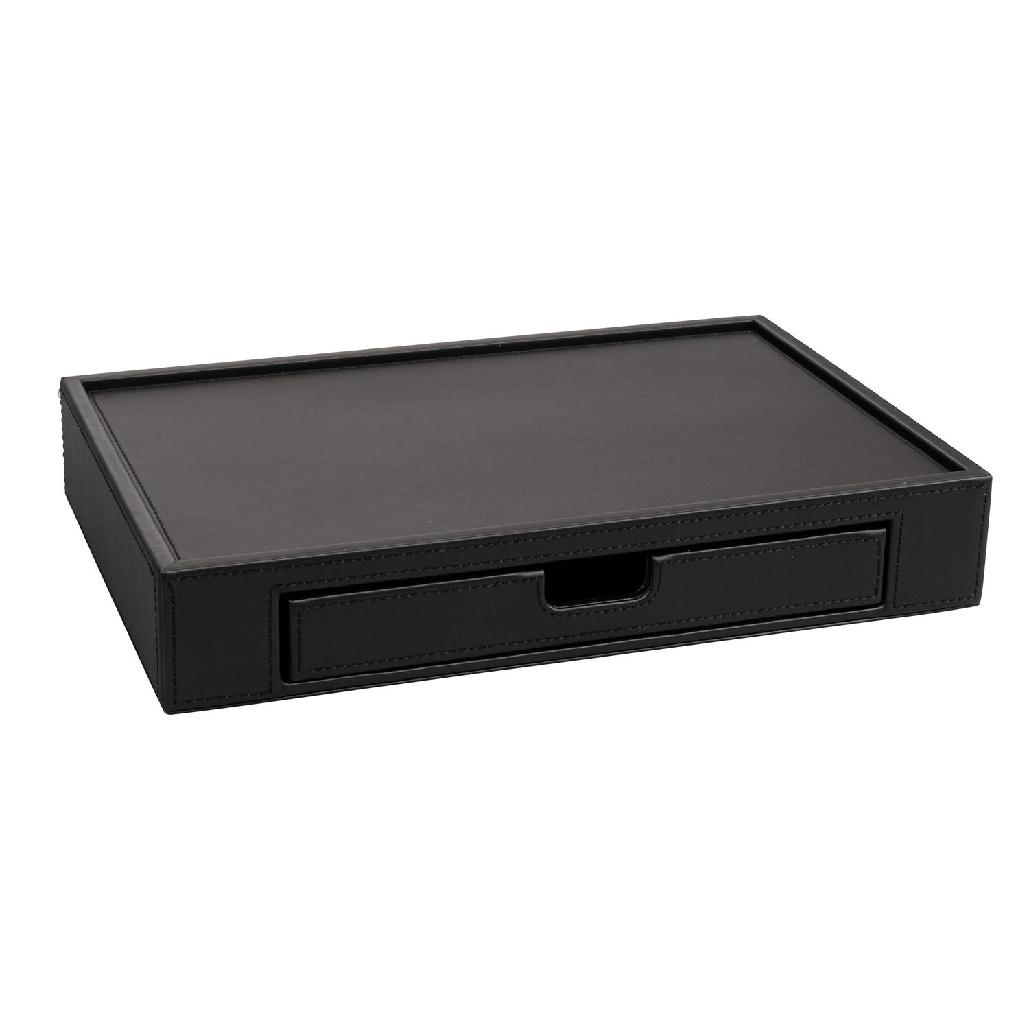 Tray with Drawer Londoner Noir 300 x 50 x 200 mm - Aliseo